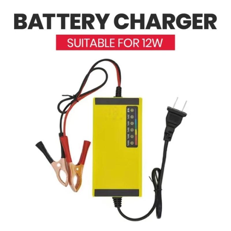 Car Charger - Carregador de Bateria Automotiva 12V 4AH-20AH,